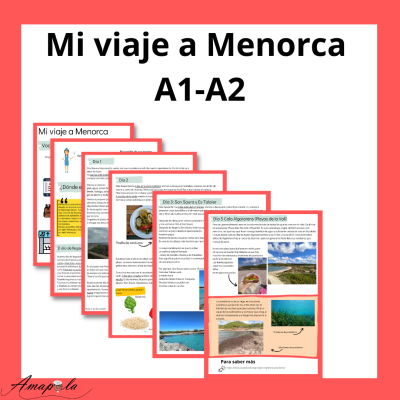 Materiál: Mi viaje a Menorca