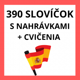 SLOVNÁ ZÁSOBA - 390 nahratých slovíčok s cvičeniami